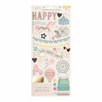 Crate Paper - Carousel Collection - Cardstock Stickers with Foil Accents