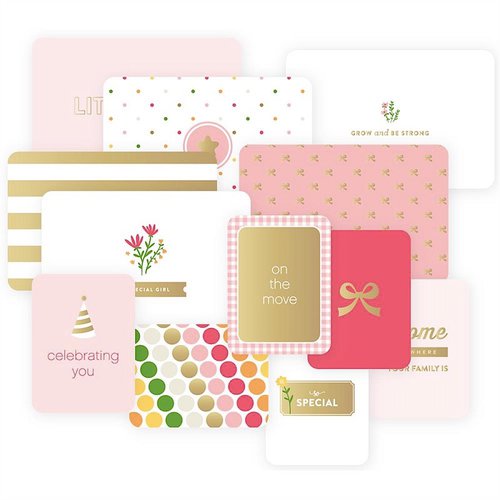 Becky Higgins - Project Life - Baby Girl Edition Collection - Specialty Card Pack