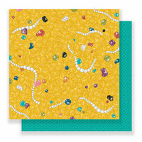 Imaginisce - Par-r-rty Me Hearty Collection - 12 x 12 Double Sided Paper - Buried Treasure
