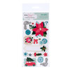 American Crafts - Dear Lizzy Christmas Collection - Remarks - 3 Dimensional Stickers - Joy - Accents