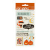 American Crafts - Nightfall Collection - Halloween - Remarks - 3 Dimensional Stickers - Jack-O-Lantern