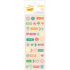 American Crafts - Amy Tangerine Collection - Yes, Please - Remarks - Tiny Matte Puffy Stickers - Discover