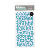American Crafts - Thickers - Vinyl Letter Stickers - Sprinkles - Blue, CLEARANCE