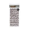 American Crafts - Thickers - Chipboard Letter Stickers - Jewelry Box - Chestnut, CLEARANCE