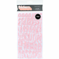 American Crafts - Thickers - Foam Alphabet Stickers - Lullaby - Blush