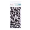 American Crafts - Dear Lizzy Christmas Collection - Thickers - Foam Alphabet Stickers - Merry - Black, CLEARANCE
