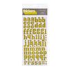 American Crafts - City Park Collection - Thickers - Glossy Chipboard Alphabet Stickers - Stroll - Grasshopper, CLEARANCE