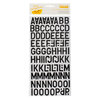 American Crafts - Amy Tangerine Collection - Ready Set Go - Thickers - Corrugated Alphabet Stickers - Daily - Black