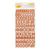 American Crafts - Amy Tangerine Collection - Ready Set Go - Thickers - Corrugated Alphabet Stickers - Daily - Crawfish
