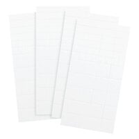 American Crafts - Sticky Thumb Collection - Adhesives - Double Sided Dimensional Foam Tabs - White - Square - 1mm