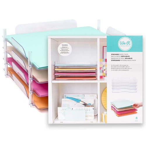 We R Makers Stack and Nest Paper Trays - 4 Pack