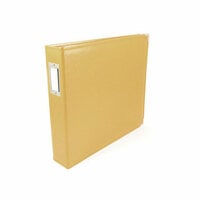 We R Makers - Classic Leather - 3-Ring Album - Buttercup