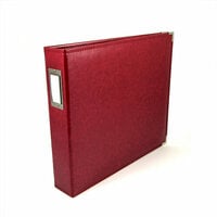 We R Makers - Classic Leather - 12 x 12 - 3-Ring Album - Wine