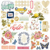 We R Memory Keepers - Wildflower Collection - Ephemera with Foil Accents