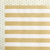 Crate Paper - Wonder Collection - 12 x 12 Double Sided Paper with Glitter Accents - Stripe