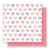 Crate Paper - Hello Love Collection - 12 x 12 Double Sided Paper - Be Mine