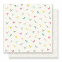 Crate Paper - Bloom Collection - 12 x 12 Double Sided Paper - Little Bird