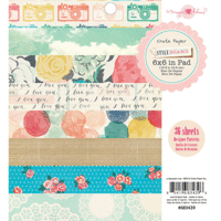Crate Paper - Maggie Holmes Collection - Styleboard - 6 x 6 Paper Pad