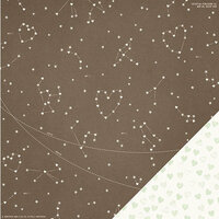 Crate Paper - Kiss Kiss Collection - 12 x 12 Double Sided Paper - Constellation