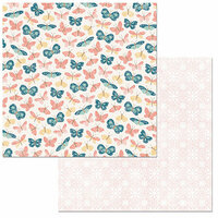 BoBunny - Early Bird Collection - 12 x 12 Double Sided Paper - Flutter