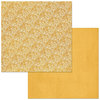BoBunny - Double Dot Designs Collection - 12 x 12 Double Sided Paper - Lace - Maize