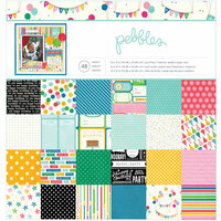 Pebbles - Birthday Wishes Collection - 12 x 12 Paper Pad