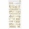 Pebbles - Night Night Collection - Thickers - Foam - Foil - Girl