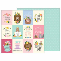 Pebbles - TeaLightful Collection - 12 x 12 Double Sided Paper - Tea Party