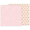 Pebbles - TeaLightful Collection - 12 x 12 Double Sided Paper - Delicate Lace