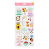 Pebbles - TeaLightful Collection - Clear Stickers