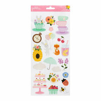 Pebbles - TeaLightful Collection - Clear Stickers