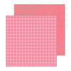 Pebbles - My Bright Life Collection - 12 x 12 Double Sided Paper - Strawberry Picnic