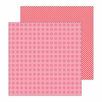 Pebbles - My Bright Life Collection - 12 x 12 Double Sided Paper - Strawberry Picnic