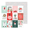 Pebbles - Merry Little Christmas Collection - 12 x 12 Double Sided Paper - Holiday Cheer
