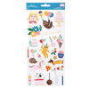Pebbles - Happy Cake Day Collection - Cardstock Stickers with Foil Accents