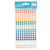 Pebbles - Happy Cake Day Collection - Puffy Dot Stickers with Foil Accents