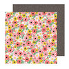 Pebbles - Lovely Moments Collection - 12 x 12 Double Sided Paper - Blooms