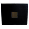 American Crafts - Cloth Album - 12 x 12 D-Ring Album - Black
