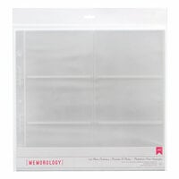 American Crafts - 12 x 12 Page Protectors with 4 x 6 Photo Pockets - 10 Pack