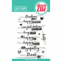 Avery Elle - Clear Photopolymer Stamps - Loads of Wishes