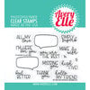Avery Elle - Clear Photopolymer Stamps - Speech Bubbles