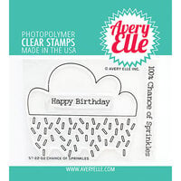 Avery Elle - Clear Photopolymer Stamps - Chance Of Sprinkles