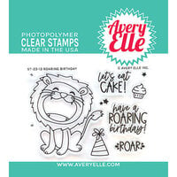 Avery Elle - Clear Photopolymer Stamps - Roaring Birthday
