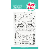 Avery Elle - Clear Photopolymer Stamps - Scoop