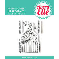 Avery Elle - Clear Photopolymer Stamps - Shaggy Dog