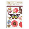 Anna Griffin - Flora Collection - Epoxy Stickers - Icons, CLEARANCE