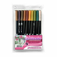 Art Impressions - Watercolor Collection - Dual Brush Pen Set - Bonnie's Favorites 02