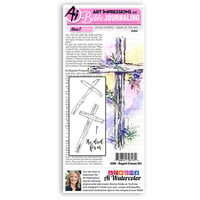 Art Impressions - Bible Journaling Collection - Clear Photopolymer Stamps - Rugged Crosses