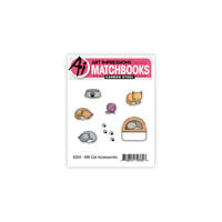 Art Impressions - Matchbook Collection - Die and Clear Photopolymer Stamp Set - Cat Accessories