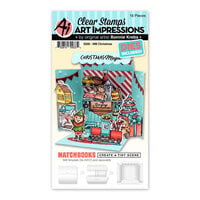 Art Impressions - Matchbook Collection - Die and Clear Photopolymer Stamp Set - Christmas